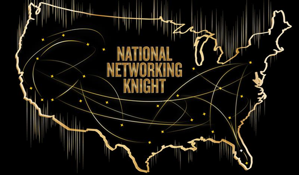 National Networking Knight event promotional graphic.