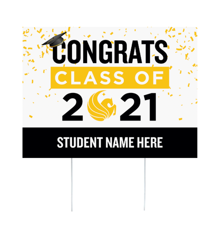 Congrats Class of 2021 Yard Sign